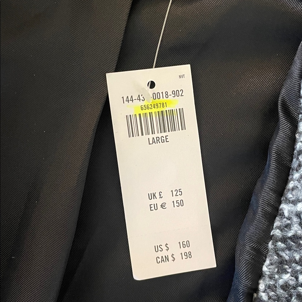NWT - Abercrombie & Fitch tweed collarless jacket - Picture 8 of 8